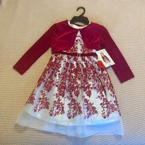 Red Formal Little Girl Dress